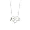 Sterling Silver Infinity in Heart Necklace