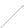 Sterling Silver 2.1mm Dorica Chain with Lobster Lock