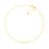 Engravable Mini Bar Adjustable Choker