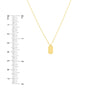 So You Mini Dog Tag Adjustable Necklace