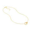 Linked Circle Ring Necklace