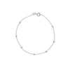 Sterling Silver Bead Station Chain