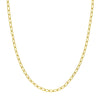 3.45mm Paper Clip Chain with Lobster Lock
