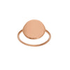 Engravable Disc Wire Ring