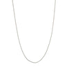 Sterling Silver/Plated Adjustable Cable Chain