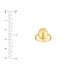 Puffy Oval Ring
