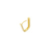 Thin Paper Clip Huggie Earrings