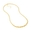 Graduated Rope Chain Necklace