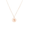 Virgo Organic Disc Pendant Necklace