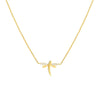 Plated Sterling Silver Mini Dragonfly Necklace