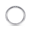14K White Gold Matching Wedding Band