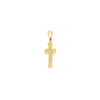 Diamond Cut Cross Pendant