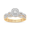 14K YG 0.60CT Diamond Bridal Ring