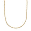 4tcw Diamond Curb Necklace