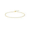 Adjustable Two-Tone Lumacina Anklet