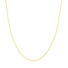 1mm Singapore Chain with Spring Ring