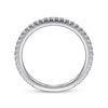 14K White Gold Matching Wedding Band
