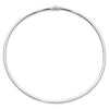 14K 3mm Two-tone Reversible Omega Necklace