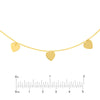 Heart Dangles Adjustable Choker