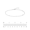 Sterling Silver Beads on Snake Chain Anklet