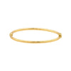 Gold Linear Pattern Bangle