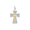 Flat Cross Element Filigree Cross