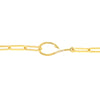 Diamond Hook Paper Clip Bracelet