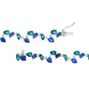 Teal Sapphire and Blue Blossom Bracelet