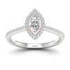 14K 0.33Ct Diamond Ring