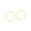 Texture Hoop Earrings