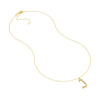 Diamond Gothic 'J' Necklace