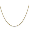14K 1mm Round Snake Chain