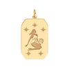 Virgo Engraved Pendant