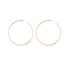 75mm x 1.15mm Hoop Post Earrings