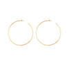 75mm x 1.15mm Hoop Post Earrings