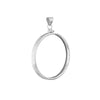 American Eagle 1 Oz Silver Plain Coin Bezel