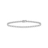 Bezel Set Diamond Tennis Bracelet (2-5/8tcw)