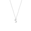 Gothic Tilted Initial Necklace