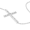 Sideways Cross Bracelet with 1/6tcw Diamond