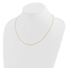 14K Adjustable 1mm D/C Open Franco Chain