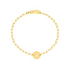 Kid's Paper Clip Chain Bracelet with Paw