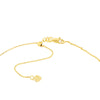 CZ Bezels on Saturn Chain Adjustable Choker