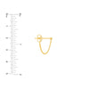 Curb Chain Front-to-Back Earrings