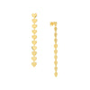 Heart-Link Chain Earrings
