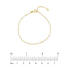 White Enamel Bead on Piatto Chain
