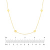 Disc Stations Adjustable Necklace