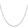 10K White Gold 1.2 mm Loose Rope Chain