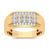 10K 0.25Ct Diamond Mens Ring