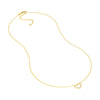 Diamond Frame Heart Necklace