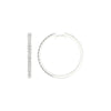 14K 2.00Ct Certified Lab Grown Diamond Hoop Earrings